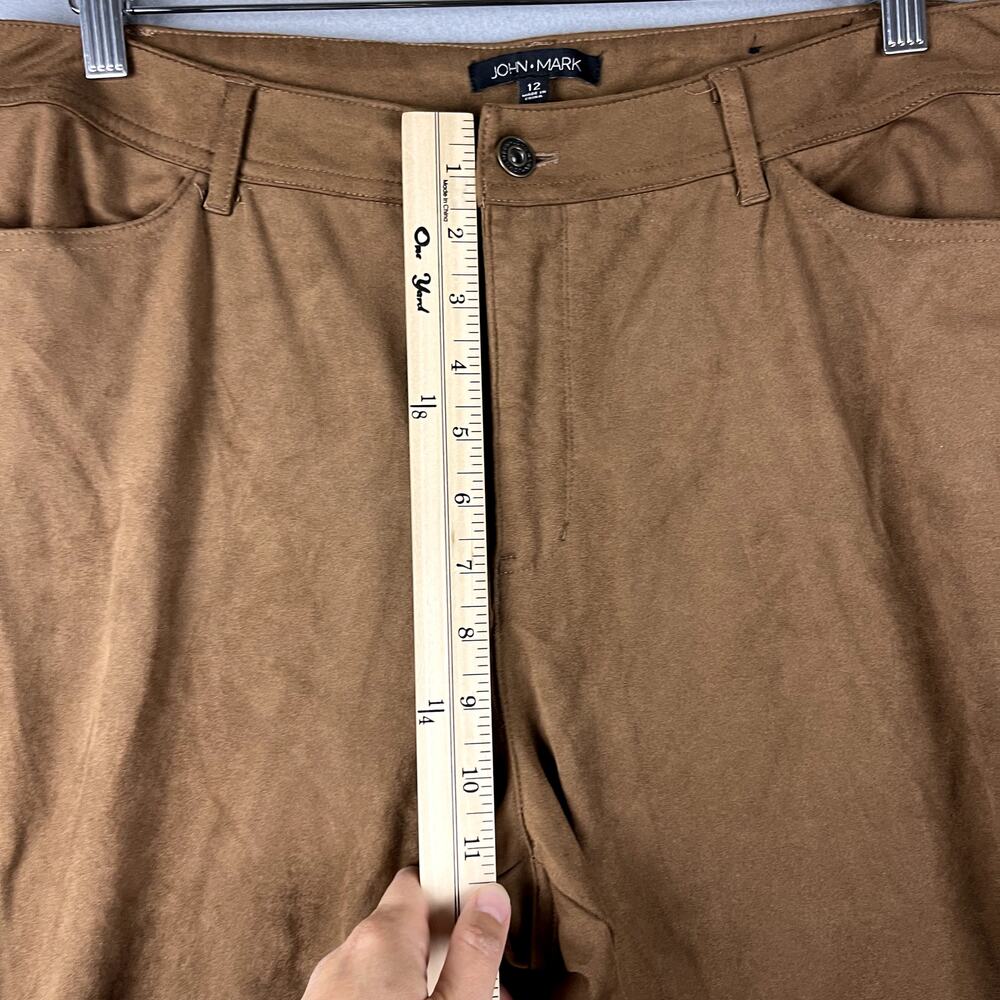 John Mark Tan Straight Leg Pants - Picture 7 of 15